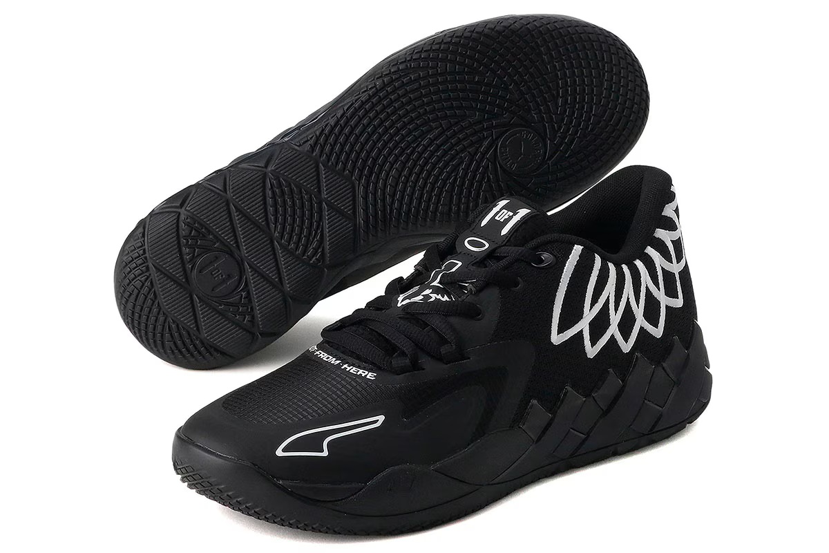 MB.01 LO プーマ LaMelo Ball ラメロ・ボール シグネイチャーモデル NBA シャーロット・ホーネッツ Limited store only Release(PUMA Black-PUMA Black） 【376941-12】