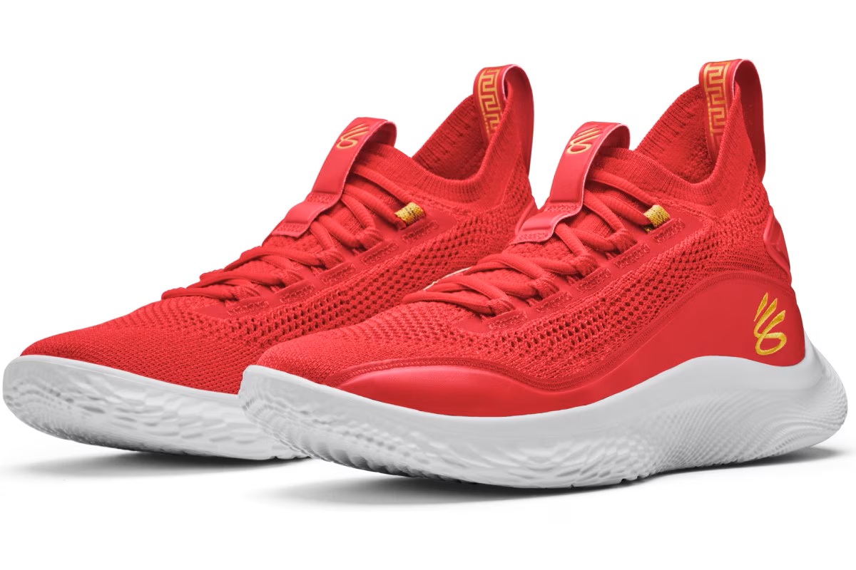 【キッズサイズ】アンダーアーマー UNDER ARMOUR GSカリー8 GS Curry8 CNY（RED/WHITE/RED）【3024036-600】
