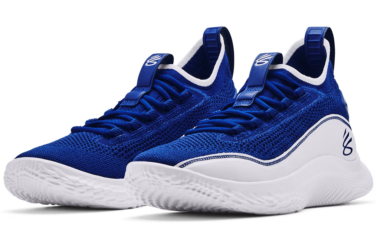 【キッズサイズ】アンダーアーマー UNDER ARMOUR GSカリー8 GS Curry8 Flow Like Water （Royal/White/White）【3023527-402】