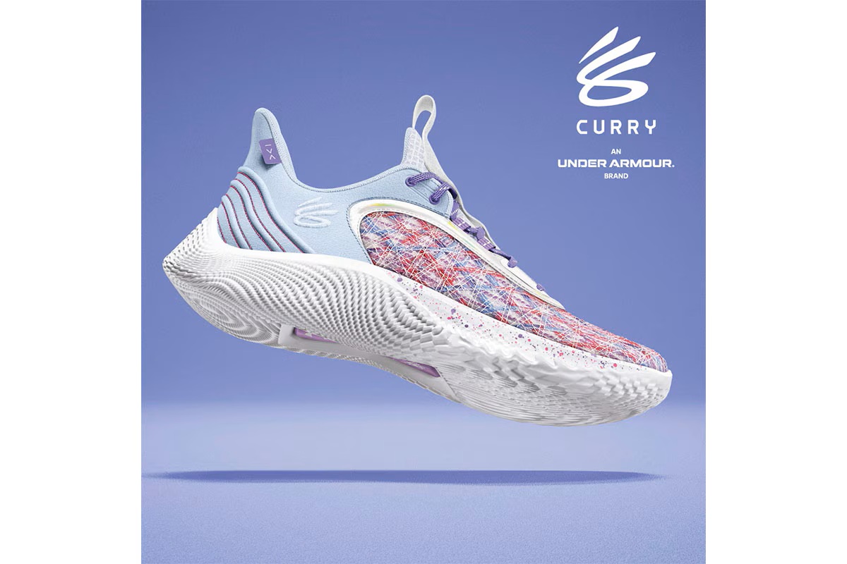 アンダーアーマー UNDER ARMOUR カリー9 Curry9  “STREET”（Oxford Blue/Vivid Lilac/White）【3025684-401】