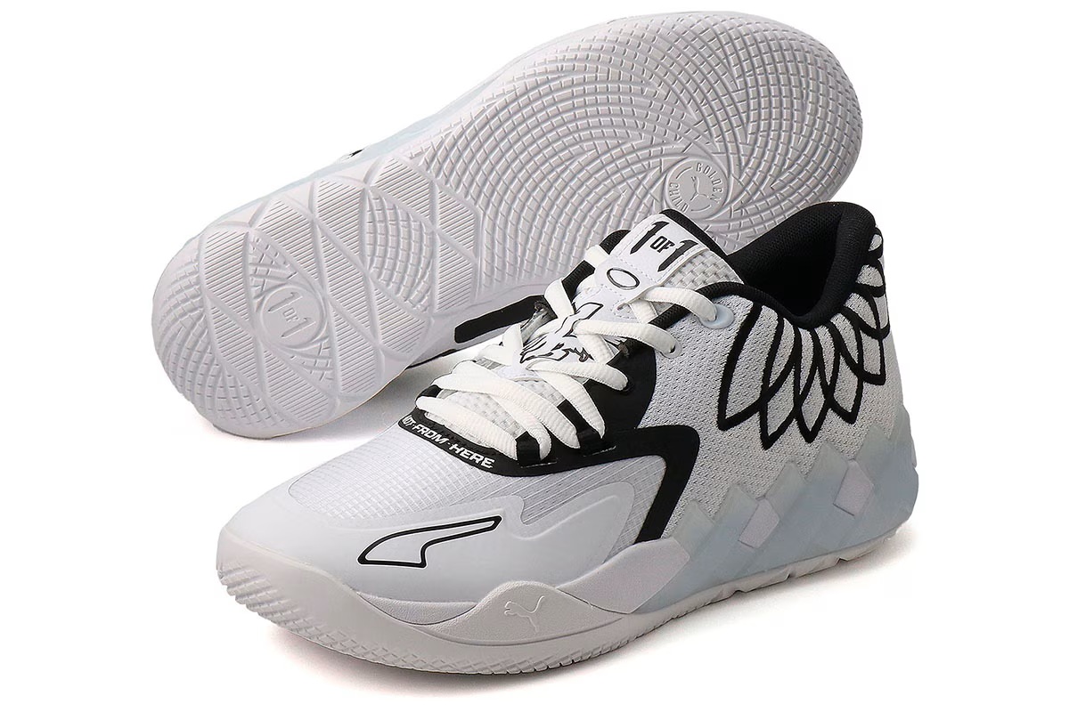 MB.01 LO プーマ LaMelo Ball ラメロ・ボール シグネイチャーモデル NBA シャーロット・ホーネッツ Limited store only Release （PUMA White-PUMA Black） 【376941-13】