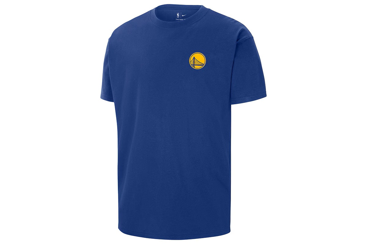 NBA マックス90 Tシャツ ゴールデンステート・ウォリアーズ ナイキ 【FQ6045-495】 バスケ tシャツ 半袖 