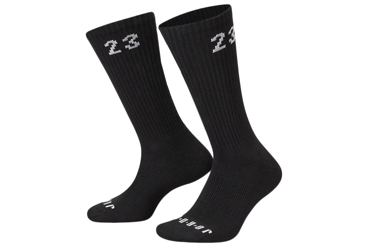 エッセンシャルクルー ソックス (3足) ジョーダン 【DA5718-010】 バスケ バッソク 靴下 ■