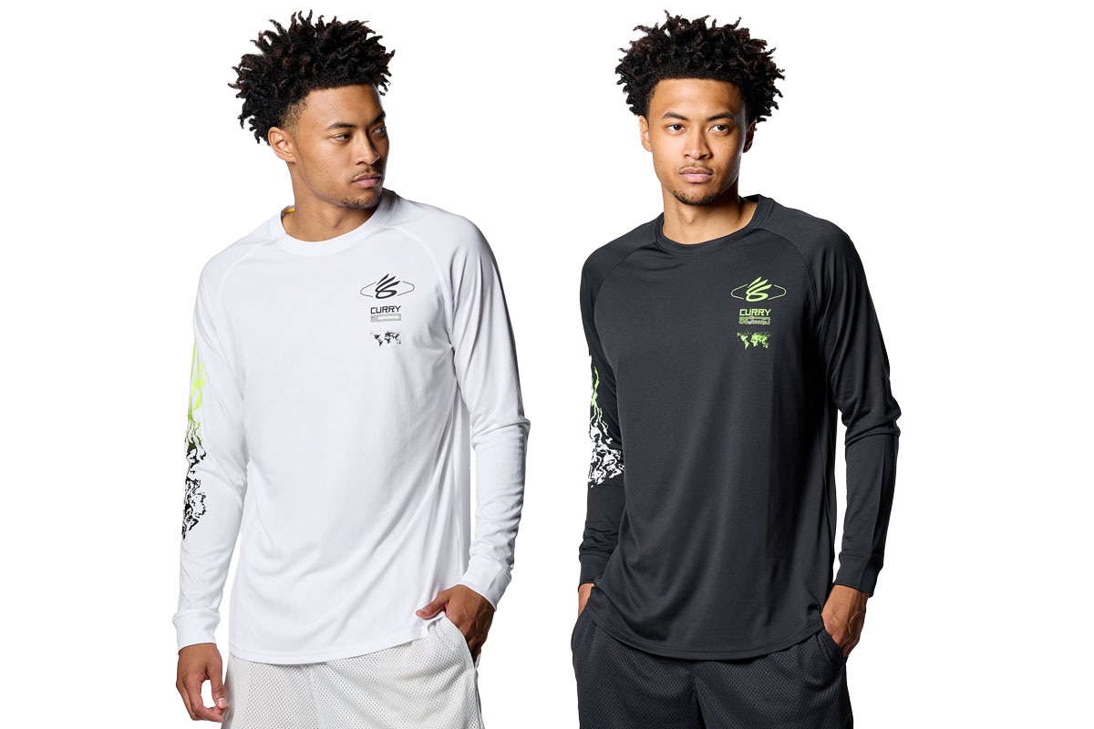 カリー テック グラフィック ロングスリーブ Tシャツ アンダーアーマー 【1388346】  【返品・交換不可】