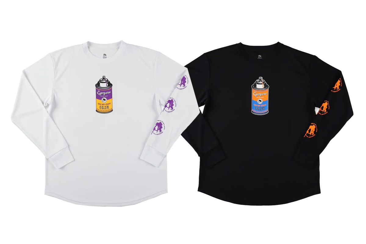スプレーマーキング ロングスリーブTシャツ エゴザル 【EZFW24ULS021】 バスケ ロンt 長袖 練習