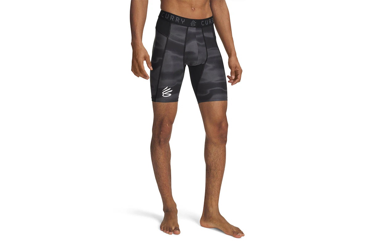 カリー ヒートギア プリント ショーツ アンダーアーマー 【1379829-003】 バスケ インナー パンツ 練習 