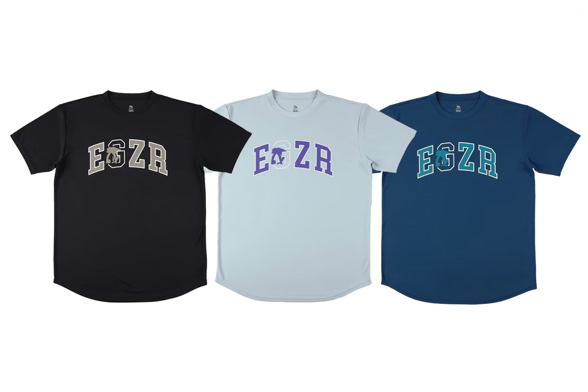 EZカレッジロゴ Tシャツ エゴザル 【EZSS25UST030】 バスケ tシャツ 半袖