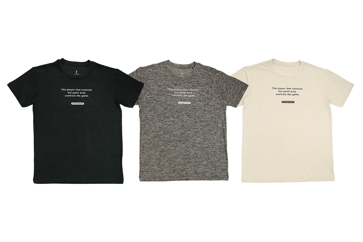 タイポグラフィー メランジ Tシャツ インザペイント 【ITP25339】 バスケ tシャツ 半袖