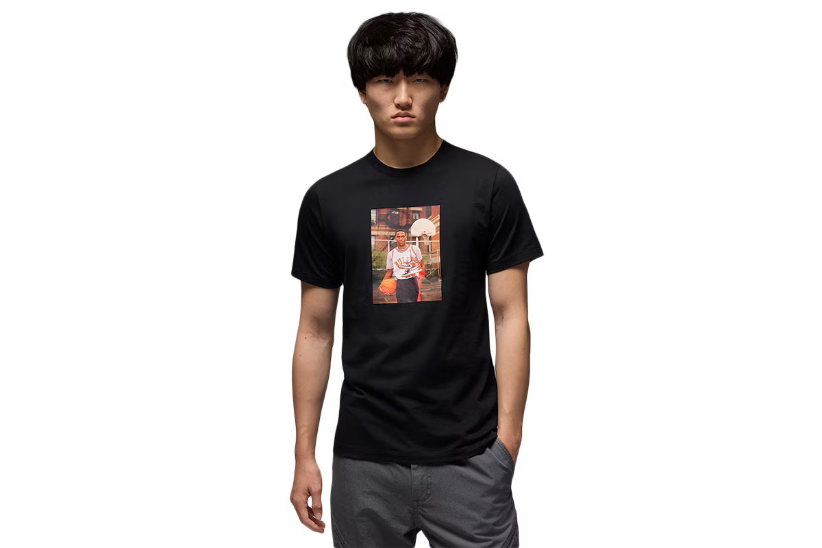 フォト Tシャツ ジョーダン【HJ2354-010】 バスケ tシャツ 半袖