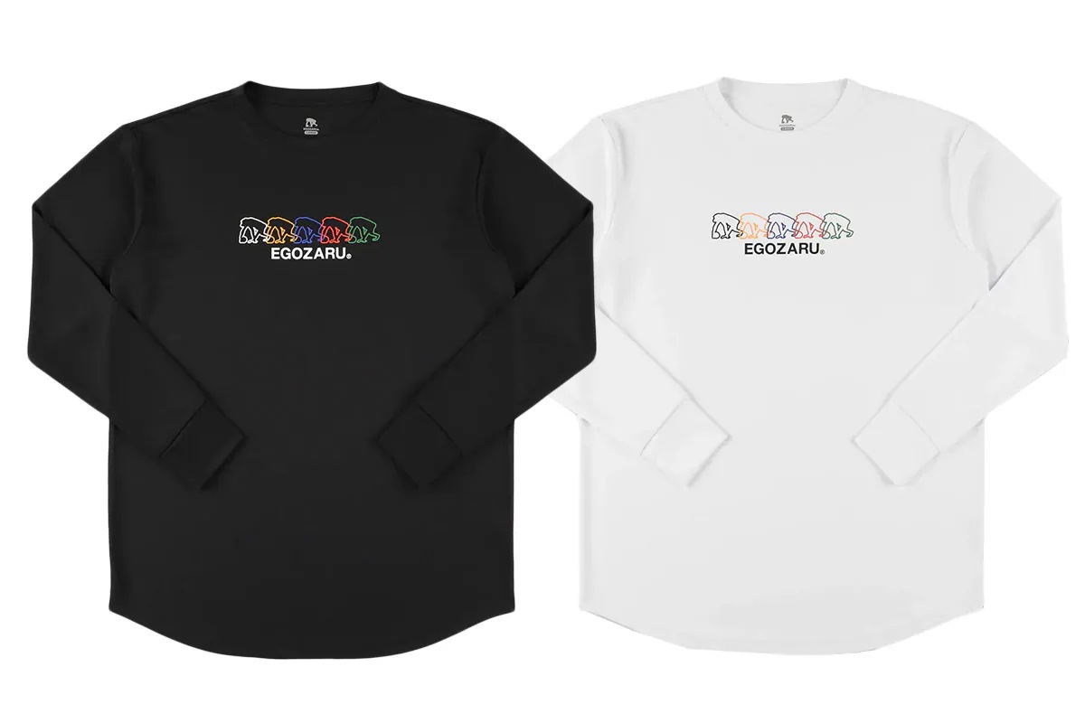 シークエンスロゴ ロングスリーブTシャツ エゴザル 【EZFW25ULS021】 バスケ ロンt 長袖 練習