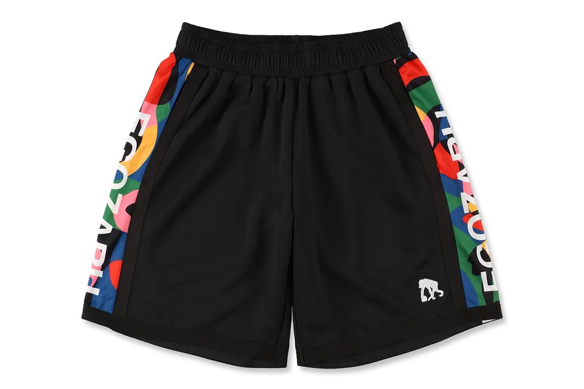 ［ひざ上丈］ポップパターン サイドパネル ショートパンツ エゴザル 【EZFW25UHP004】 バスケ バスパン 短パン 練習