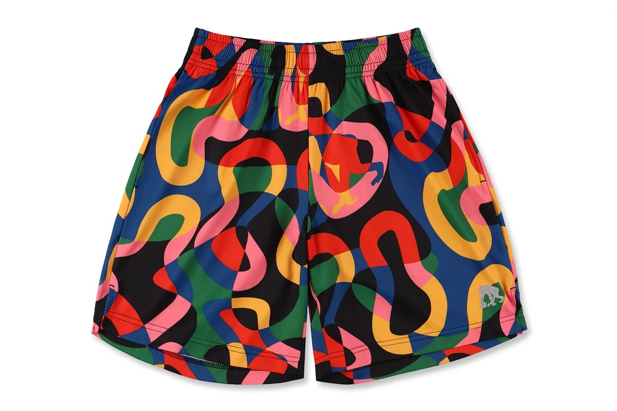 ［ひざ上丈］ポップパターン ショートパンツ エゴザル 【EZFW25UHP005】 バスケ バスパン 短パン 練習