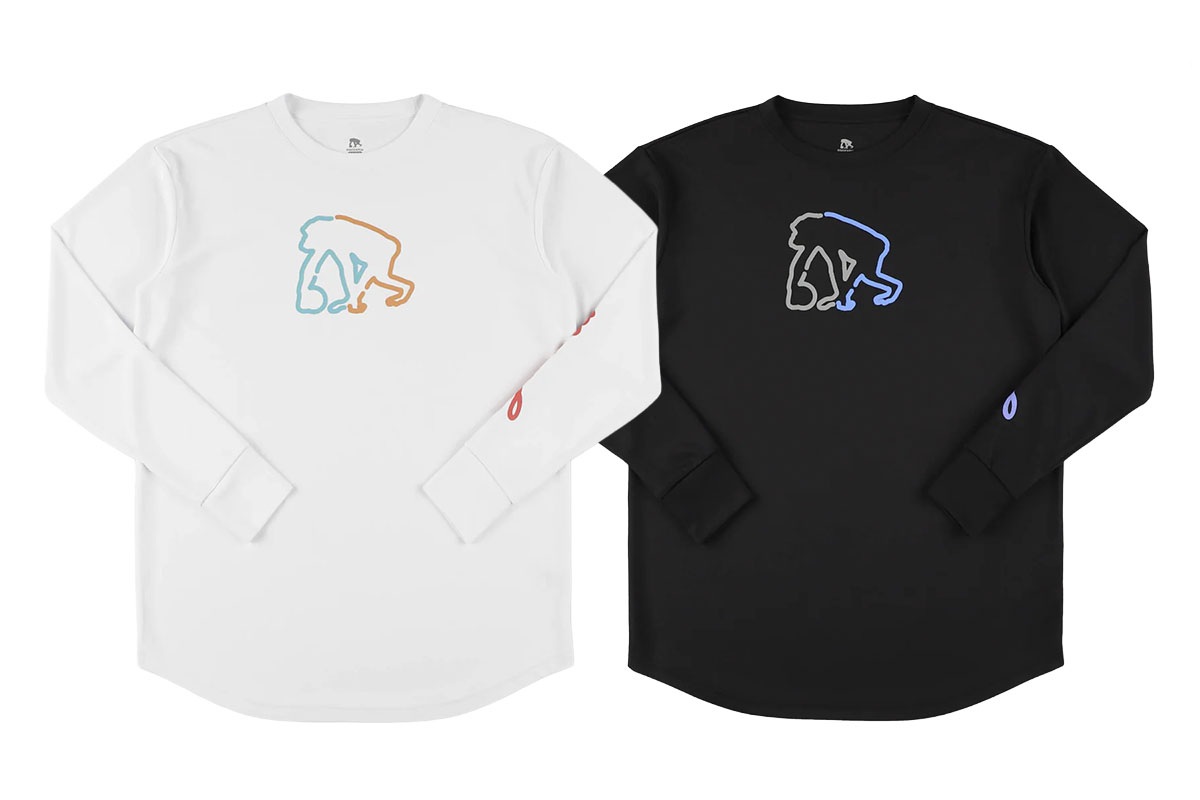 マルチスクリプト ロゴ ロングスリーブTシャツ エゴザル 【EZFW25ULS014】 バスケ ロンt 長袖 練習