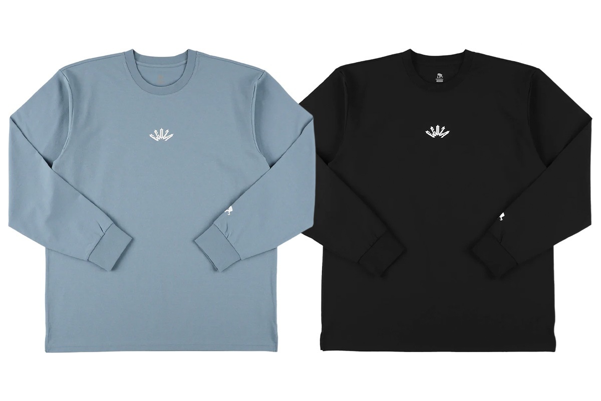 BIGシルエット ラインオンマイオウンロングスリーブTシャツ エゴザル 【EZFW25ULS011】 バスケ ロンt 長袖 練習