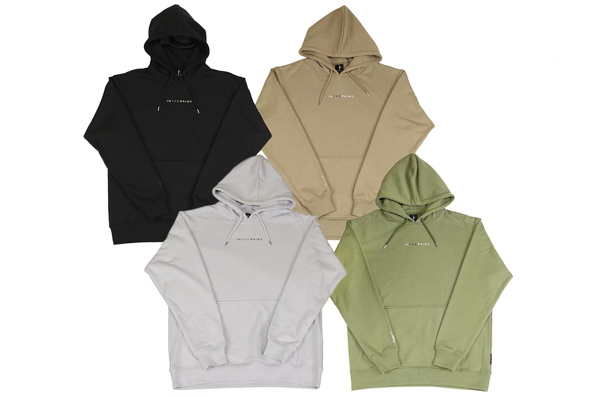 ナチュラルアースカラープルオーバーフーディー インザペイント 【ITP25429】 バスケ 長袖 冬 防寒