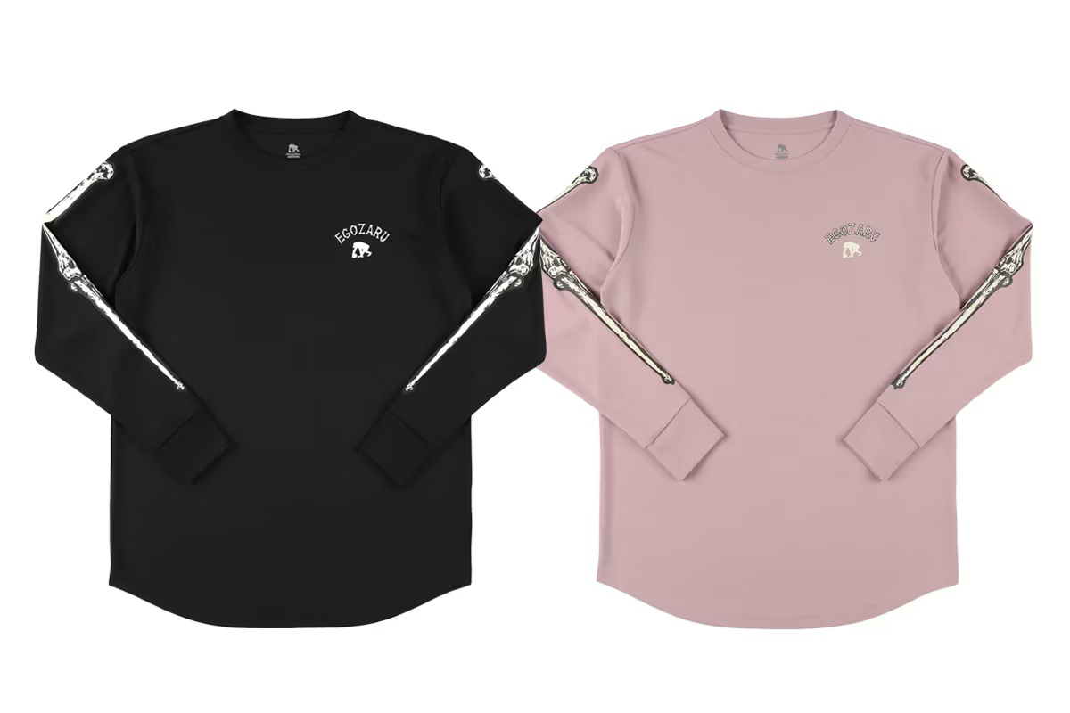 ボーン ロングスリーブTシャツ エゴザル 【EZFW25ULS023】 バスケ ロンt 長袖 練習