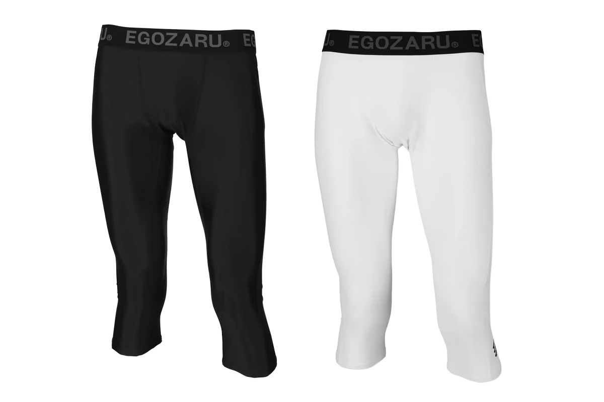 EZサポートインナー3/4 レングスタイツ エゴザル 【EZAL99UUW006】 バスケ インナー パンツ 【返品・交換不可】