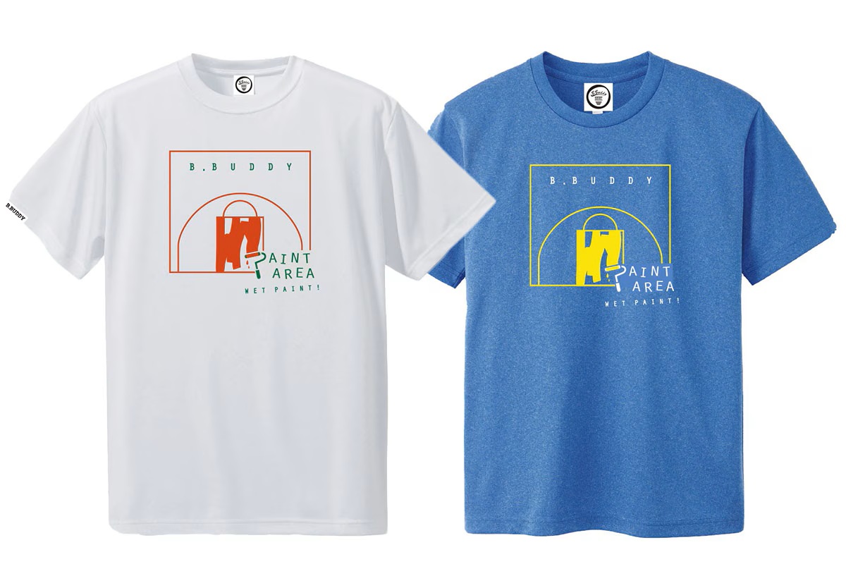 【2色展開】ビー.バディ B.BUDDY PAINT AREA Tシャツ【ST22】