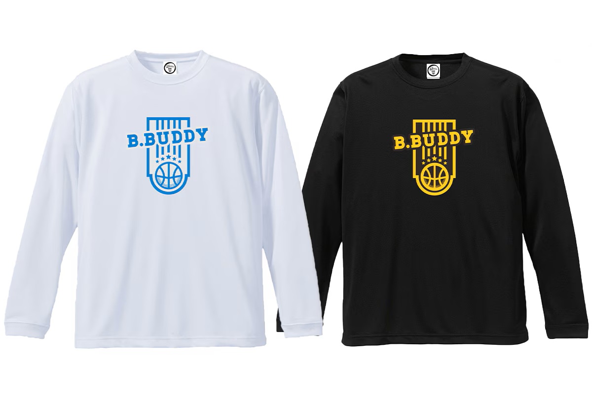 EMBLEMロングTシャツ ビー.バディ 【LT23】 バスケ ロンt 長袖