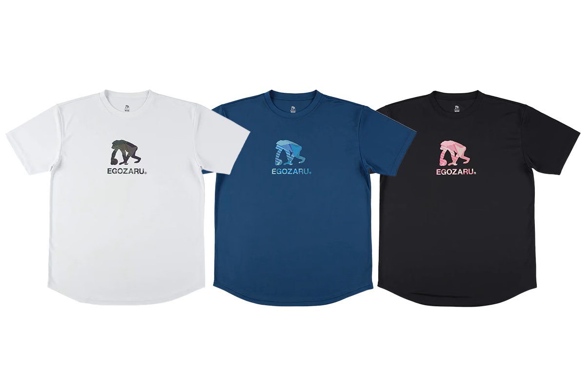 ワイドジオメトリック ロゴ Tシャツ エゴザル 【EZSS25UST001】 バスケ tシャツ 半袖