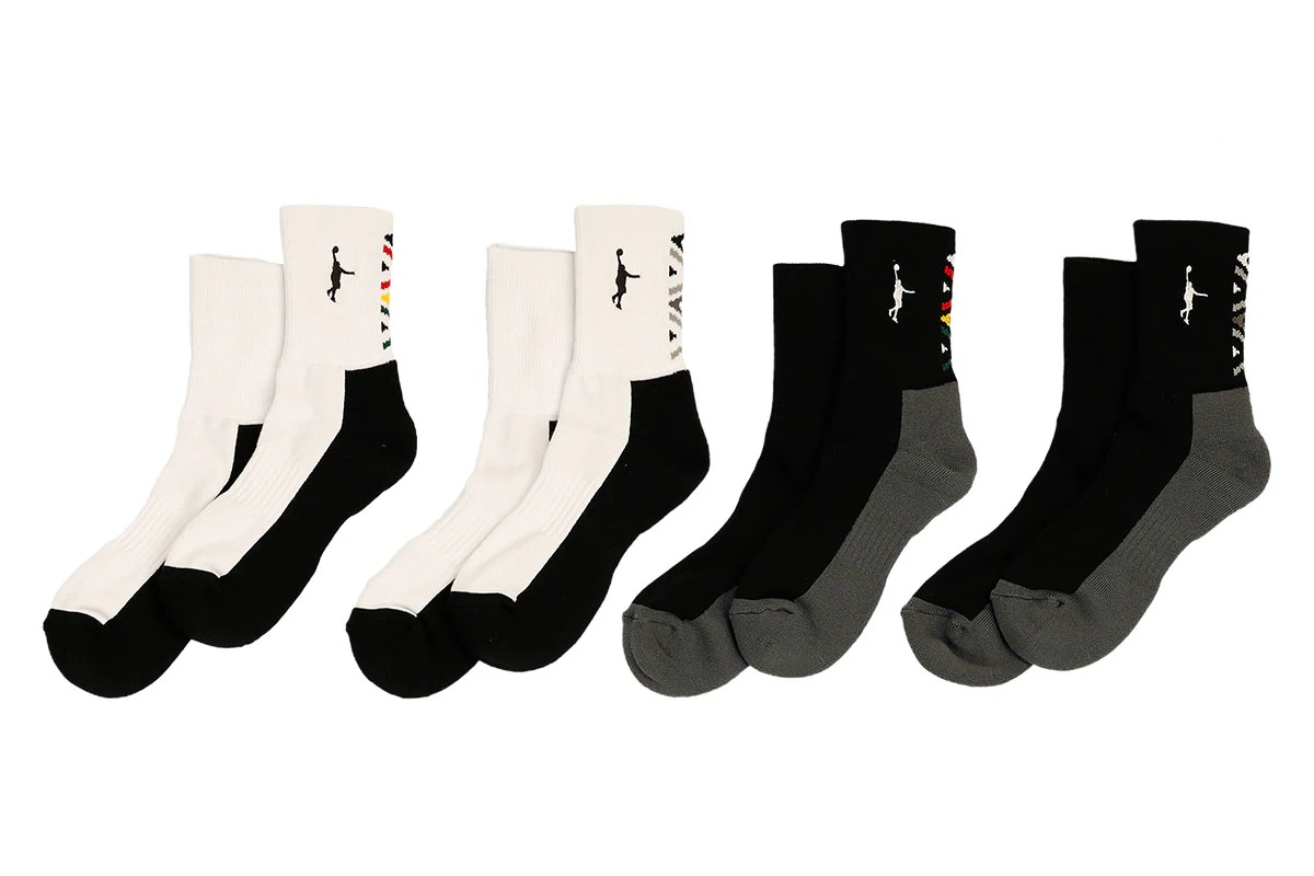 エスニック パターン ソックス インザペイント 【ITP25307】 バスケ バッソク 靴下