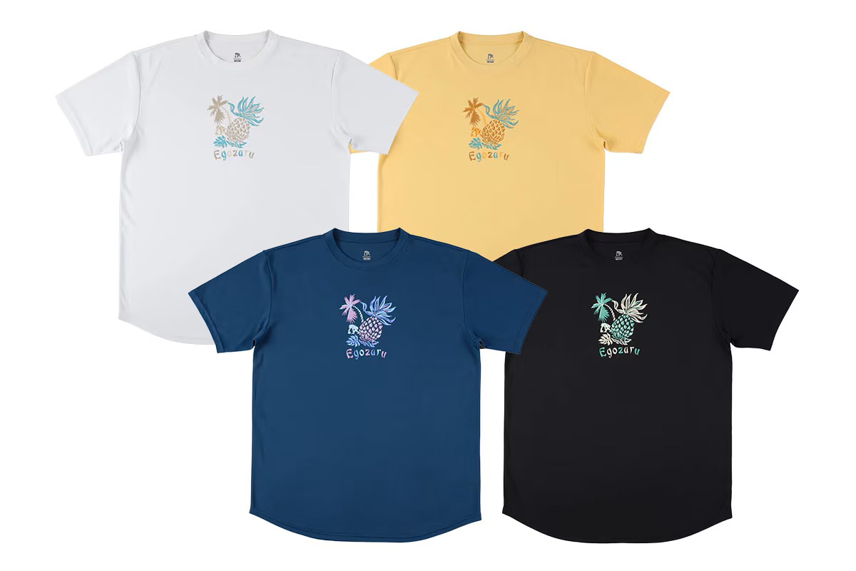 パイナップルアロハ Tシャツ エゴザル 【EZSS25UST031】 バスケ tシャツ 半袖