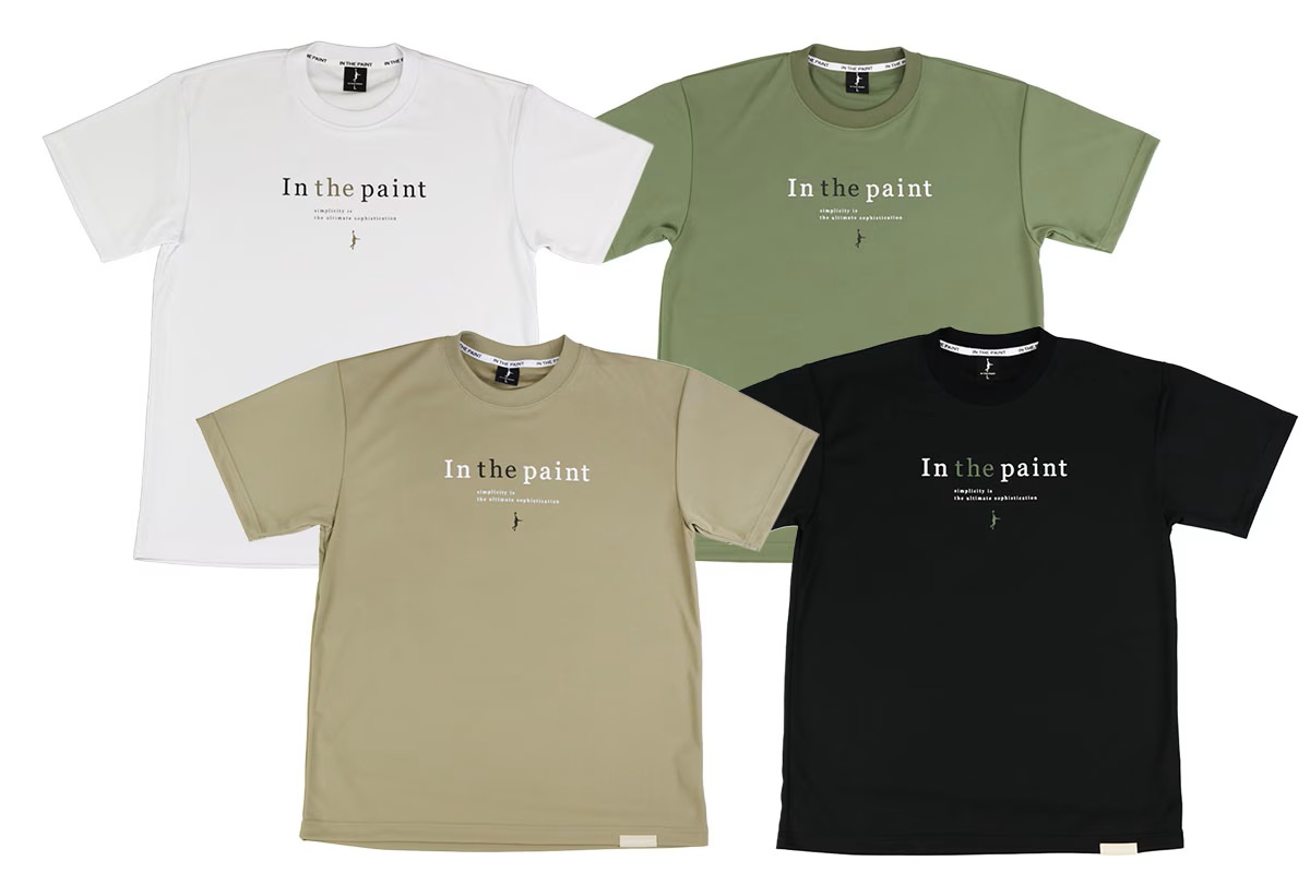 ナチュラル アースカラーTシャツTシャツ インザペイント 【ITP25421】 バスケ tシャツ 半袖