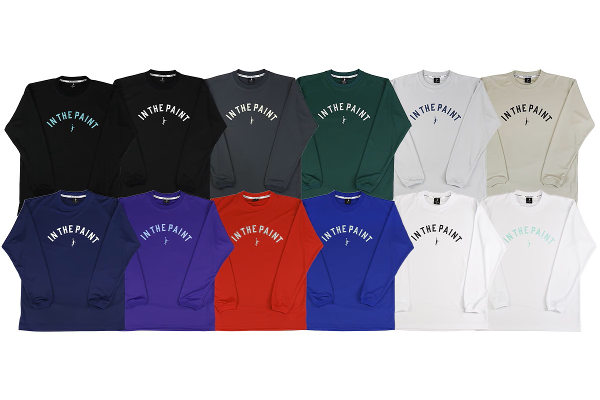 アーチロゴロングスリーブシャツ インザペイント 【ITP25434】  バスケ ロンt 長袖 ロングTシャツ