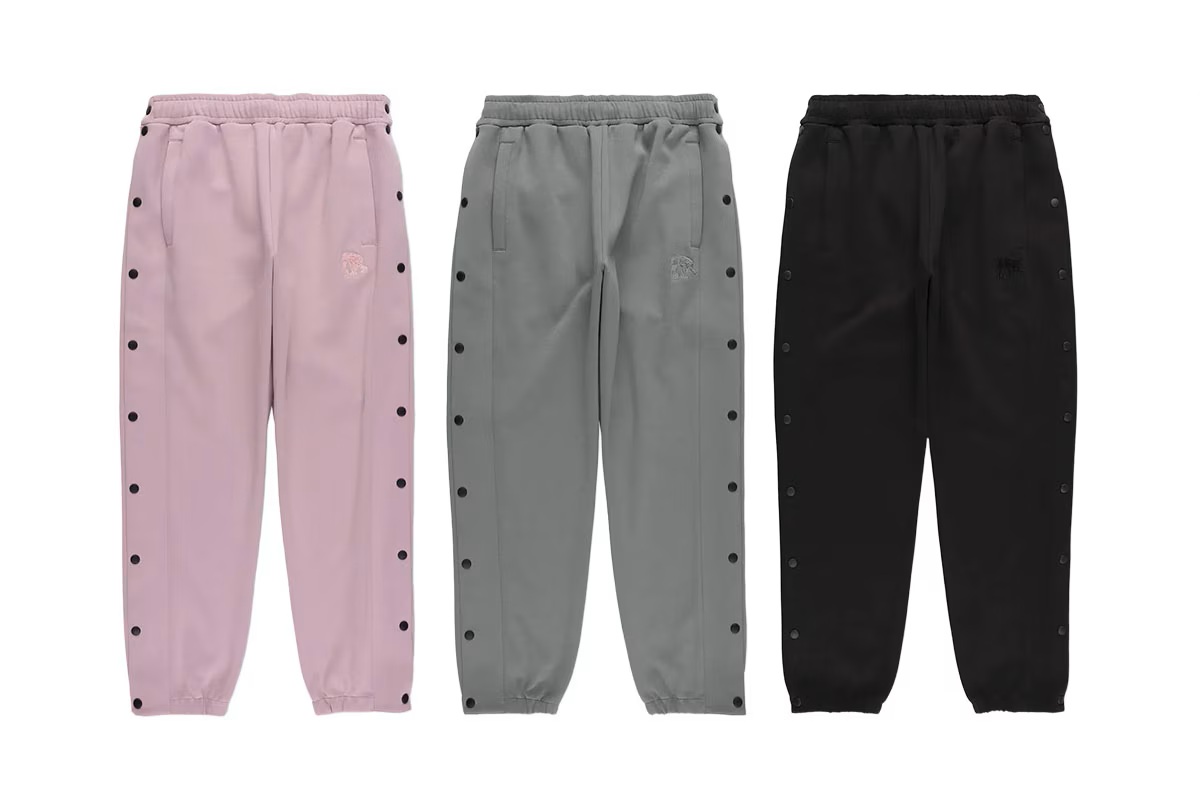 ダブルフェイススウェットシェニールパッチフルオープン ワイドパンツ エゴザル 【EZFW25USW005】 バスケ 長ズボン ウェア 冬 防寒