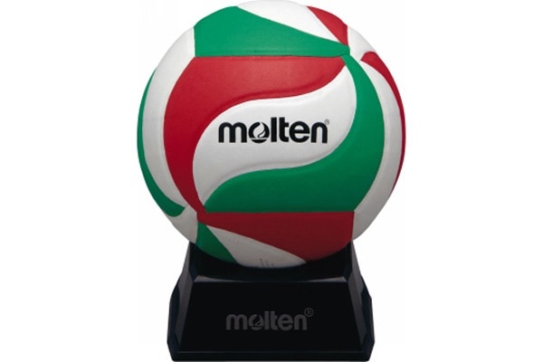バレーボール サインボール（白×赤×緑）
