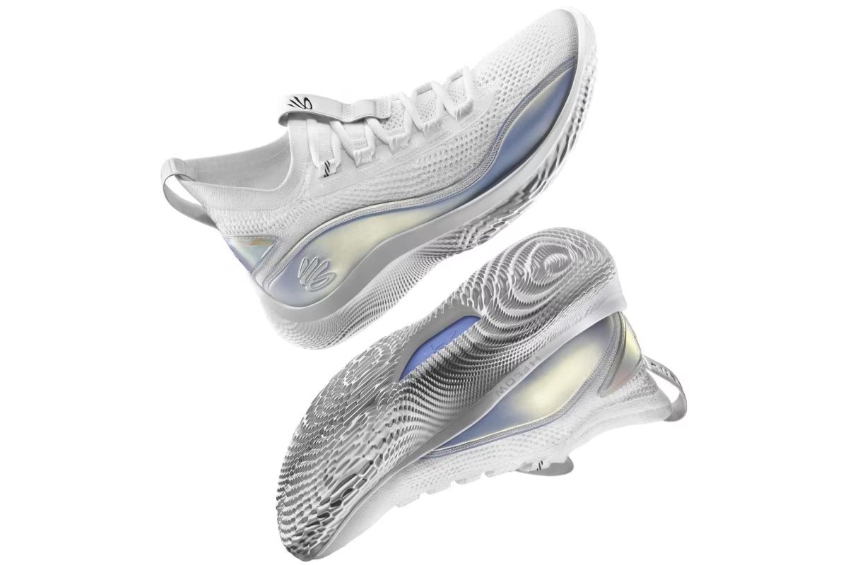 アンダーアーマー UNDER ARMOUR カリー8 Curry8 WISH FLOW（White/White/Iridescent）【3024422-104】