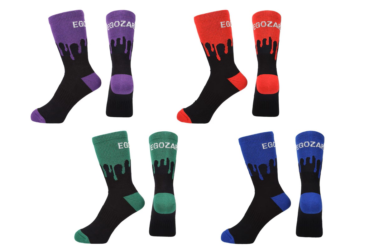 【2足購入でメール便送料無料】 ドリップソックス エゴザル 【EZAC-F2307】 バスケ ソックス