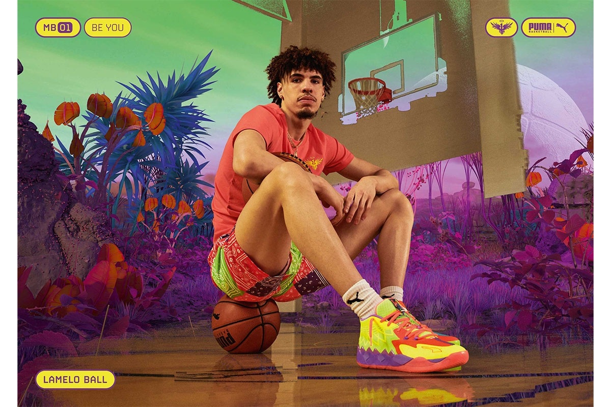 プーマ PUMA MB.01 BE YOU LaMelo Ball ラメロ・ボール シグネイチャーモデル NBA シャーロット・ホーネッツ【376813-01】