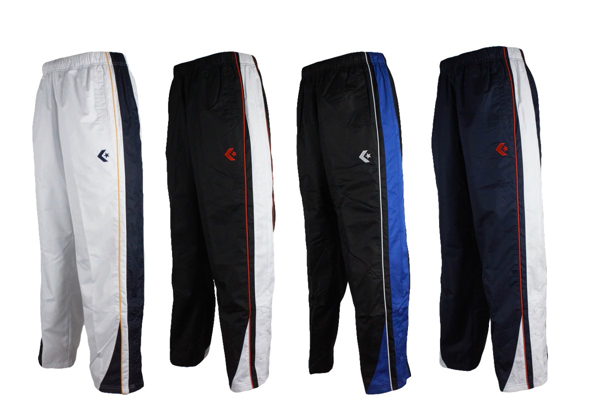 【4色展開】【S-XOサイズ展開】コンバース CONVERSE ウォームアップパンツ［裾ボタン］【CB182500P】※セットアップ可能