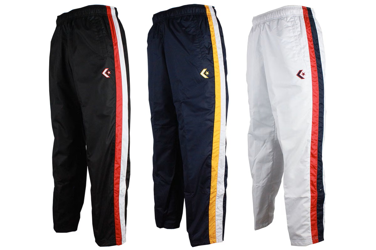 【3色展開】【140-160サイズ展開】【ジュニア】コンバース CONVERSE Jr.ウォームアップパンツ［裾ボタン］【CB462506P】※セットアップ可能