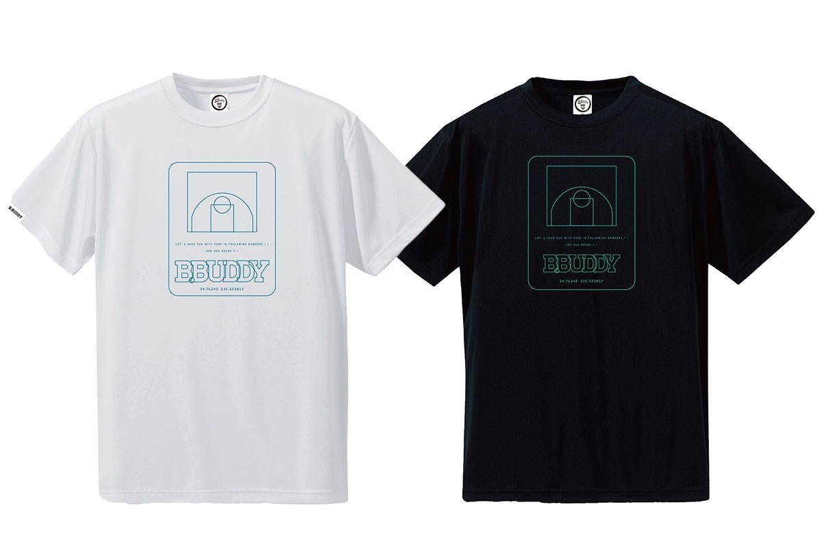 【2色展開】ビー.バディ B.BUDDY HALF COURT Tシャツ【ST22】