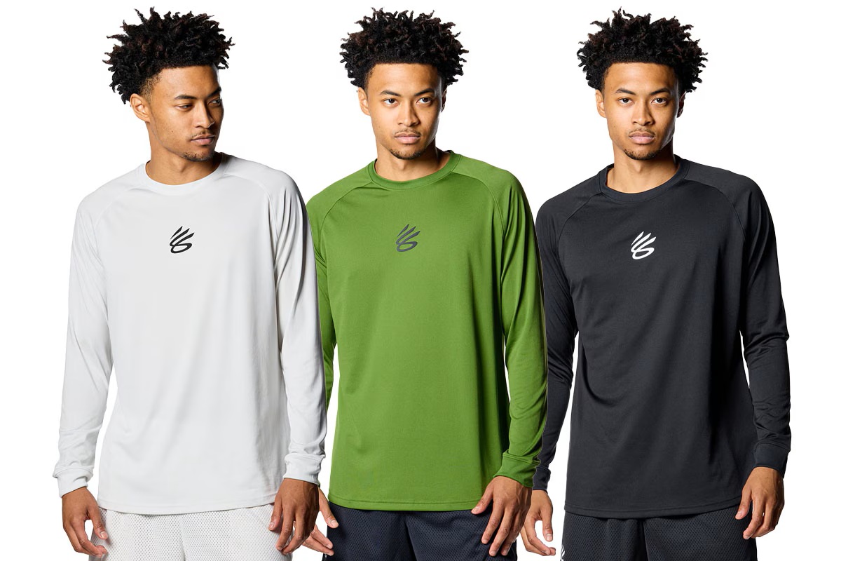 カリー テック ロゴ ロングスリーブ Tシャツ アンダーアーマー 【1388347】 【返品・交換不可】